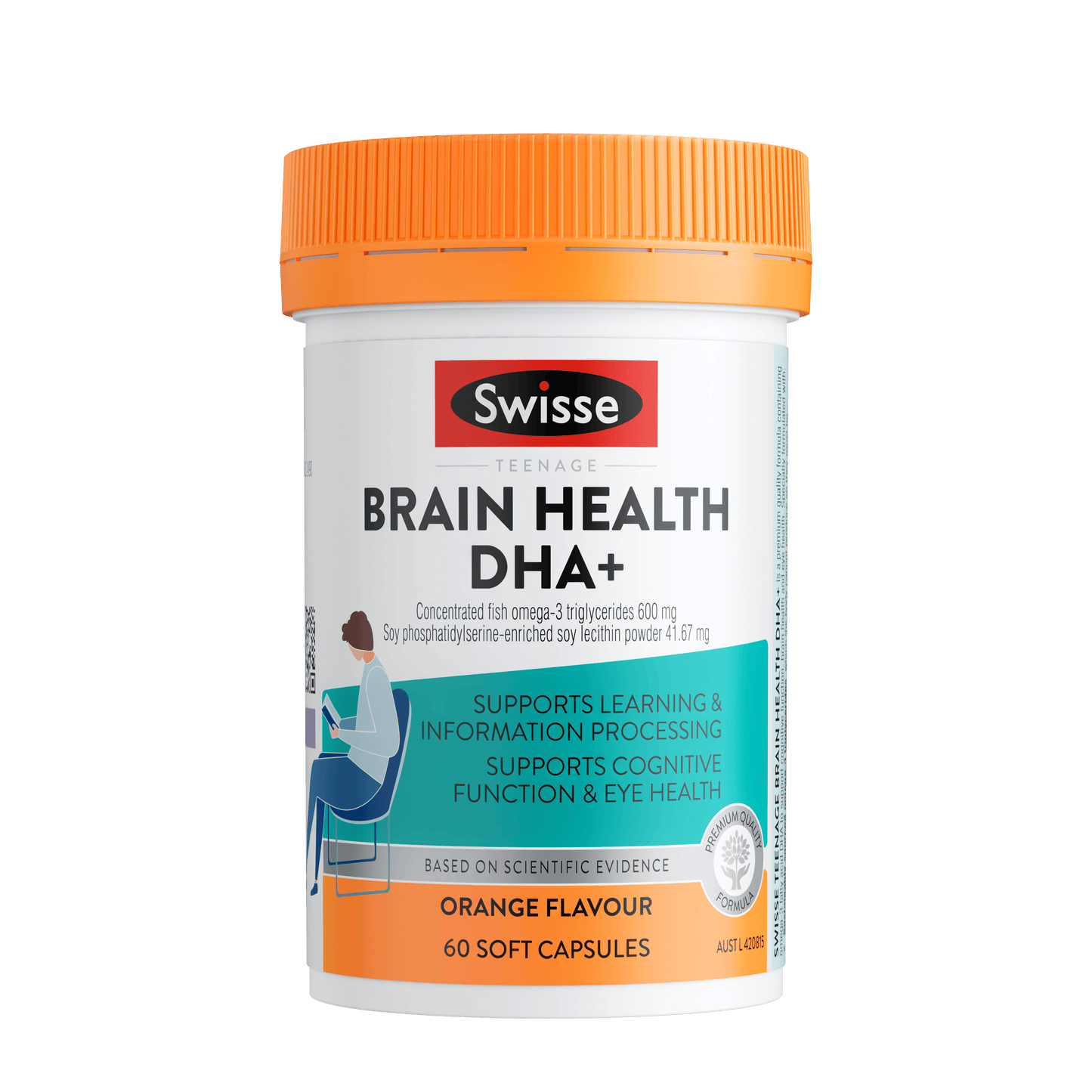 Swisse Australia Teenage Brain Health DHA+