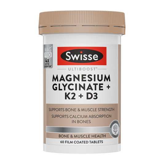 Swisse Wellness SWISSE ULTIBOOST Magnesium + Glycinate + K2 + D3