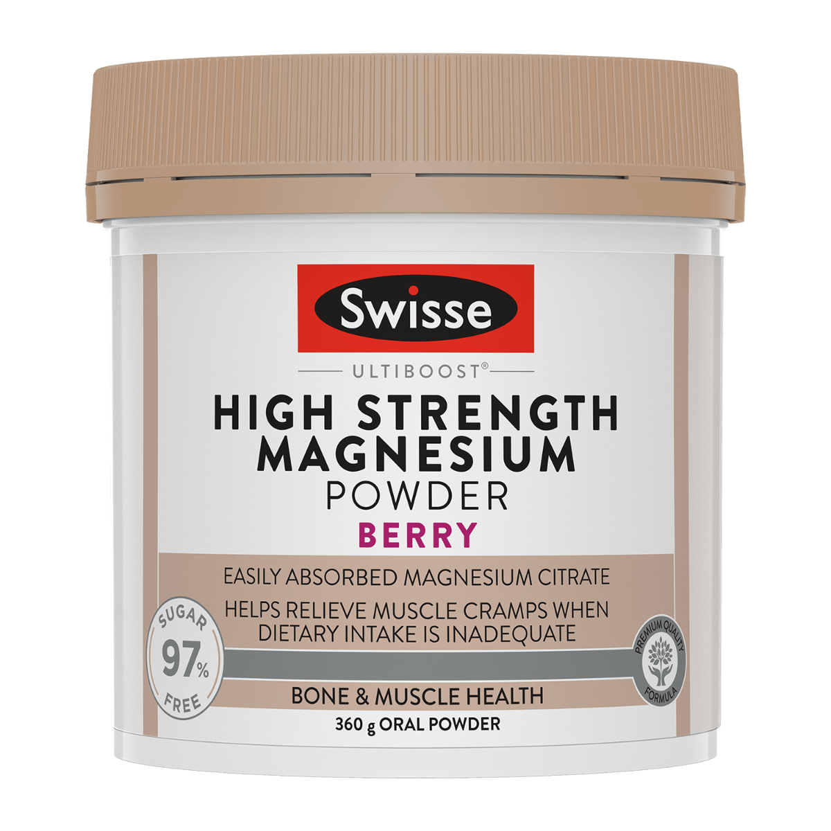 Swisse Australia SWISSE ULTIBOOST High Strength Magnesium Powder Berry