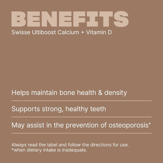 Swisse Australia SWISSE ULTIBOOST Calcium + Vitamin D