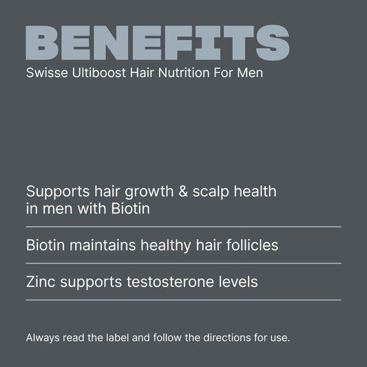 Swisse Australia SWISSE ULTIBOOST Hair Nutrition For Men