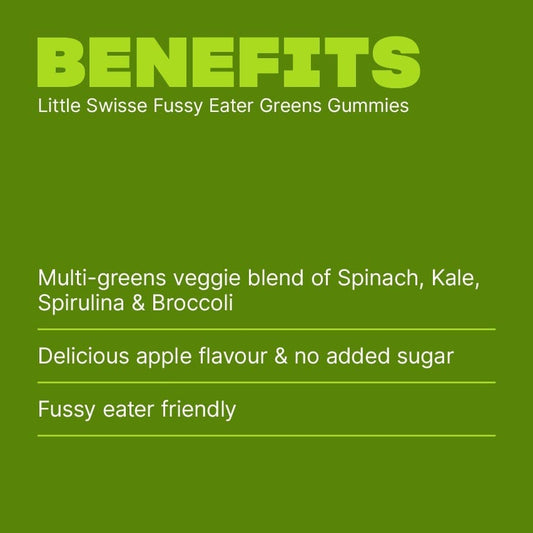 Swisse Australia LITTLE SWISSE Fussy Eater Greens Gummies