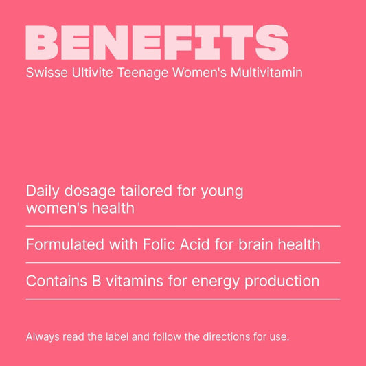 Swisse Australia SWISSE ULTIVITE Teenage Women's Multivitamin