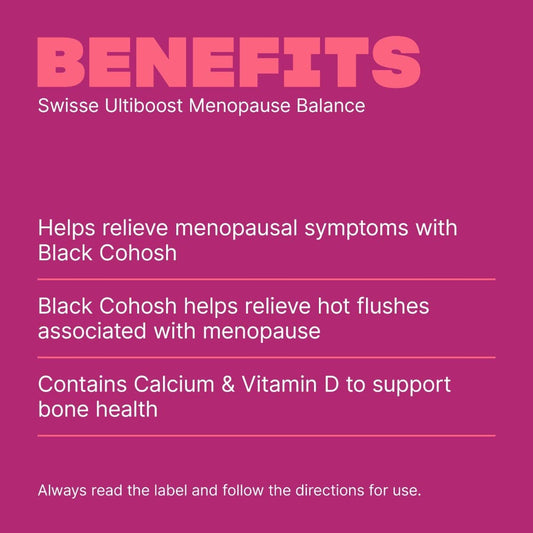 Swisse Australia SWISSE ULTIBOOST Menopause Balance