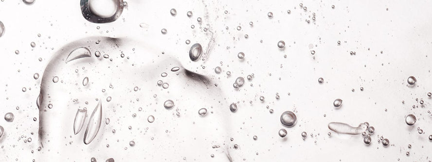Close up image of hyaluronic acid gel