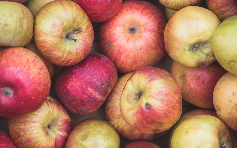 A number of red apples