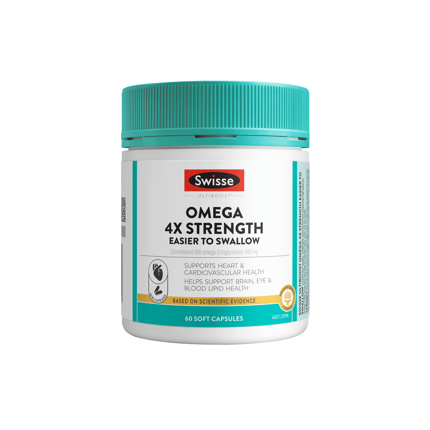 Swisse Australia SWISSE ULTIBOOST Omega 4x Strength Easier To Swallow