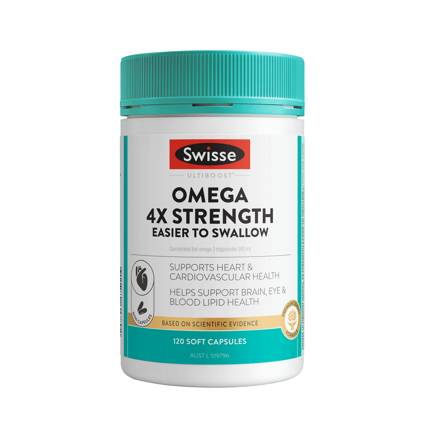 Swisse Australia SWISSE ULTIBOOST Omega 4x Strength Easier To Swallow