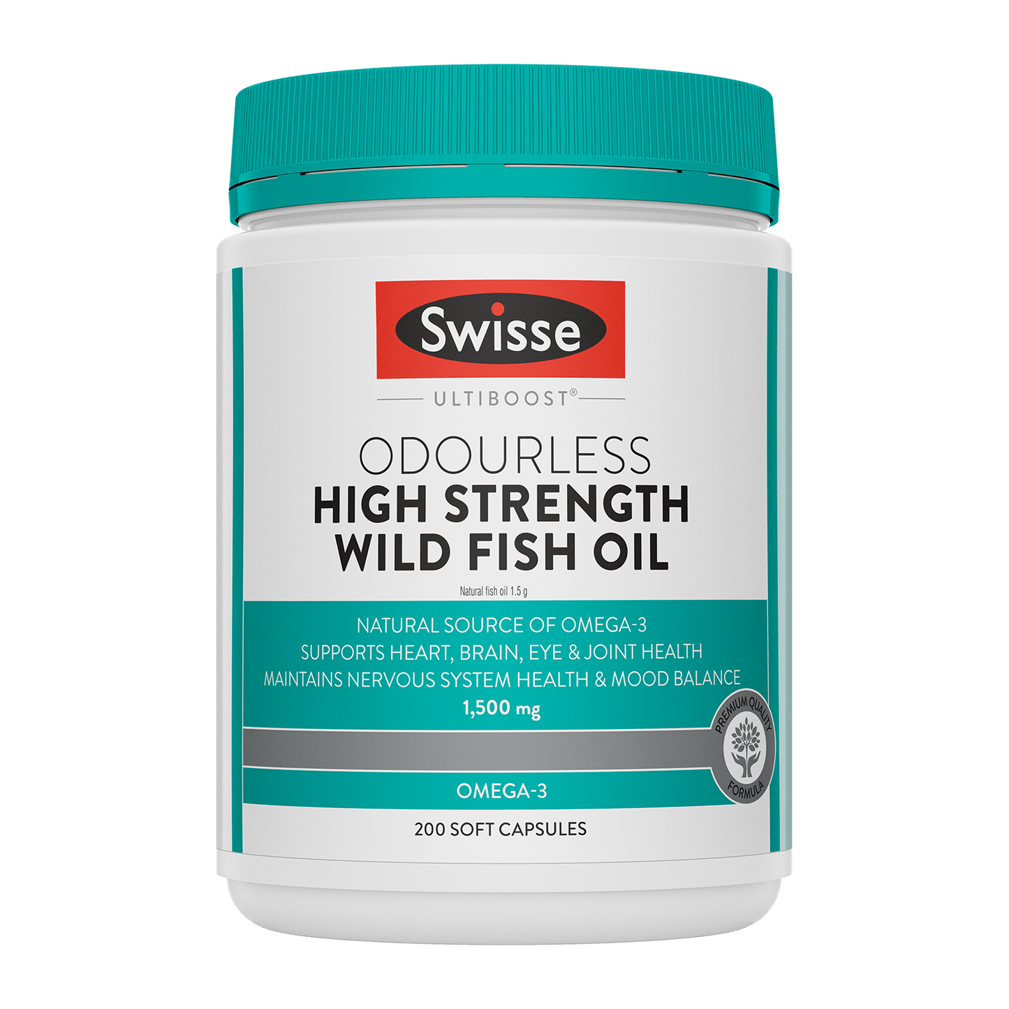 Swisse Australia SWISSE ULTIBOOST Odourless High Strength Wild Fish Oil
