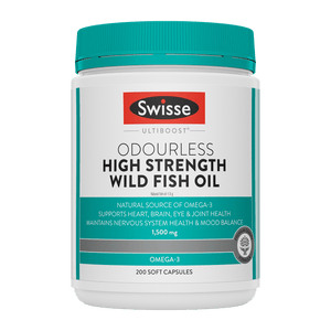 Swisse Australia SWISSE ULTIBOOST Odourless High Strength Wild Fish Oil