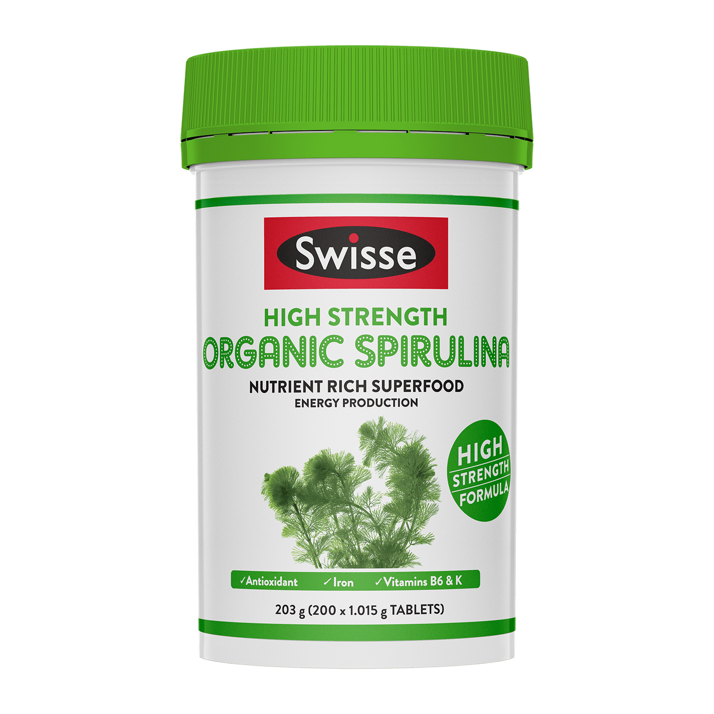 Swisse Australia SWISSE High Strength Organic Spirulina