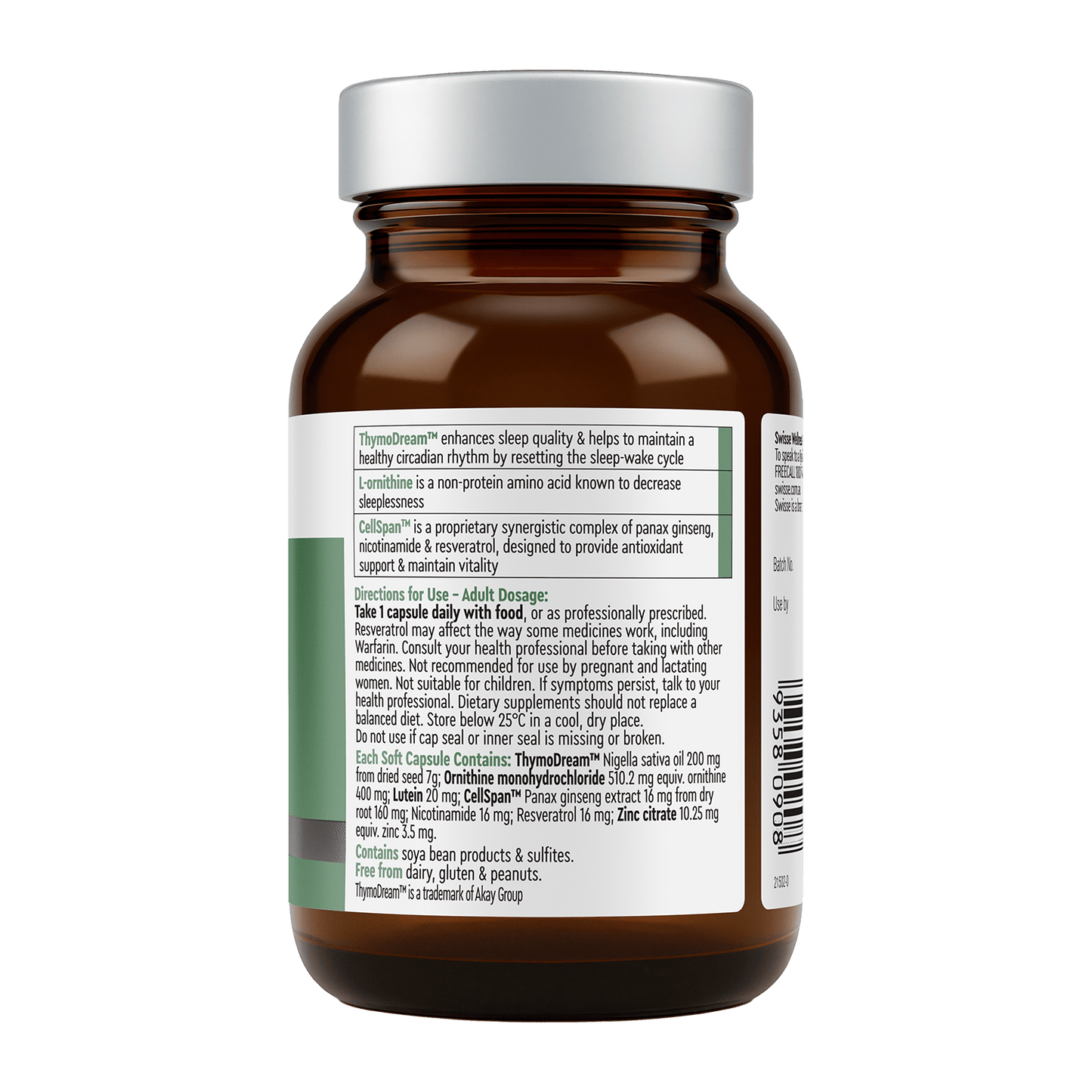 Swisse Australia SWISSE NUTRA Cellular Circadian Control
