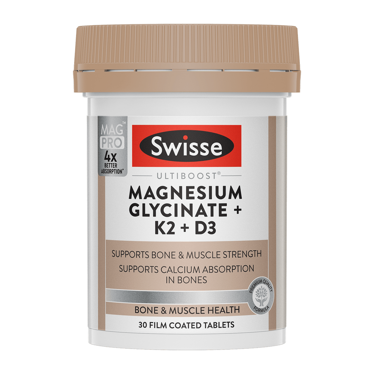 Swisse Wellness SWISSE ULTIBOOST Magnesium + Glycinate + K2 + D3