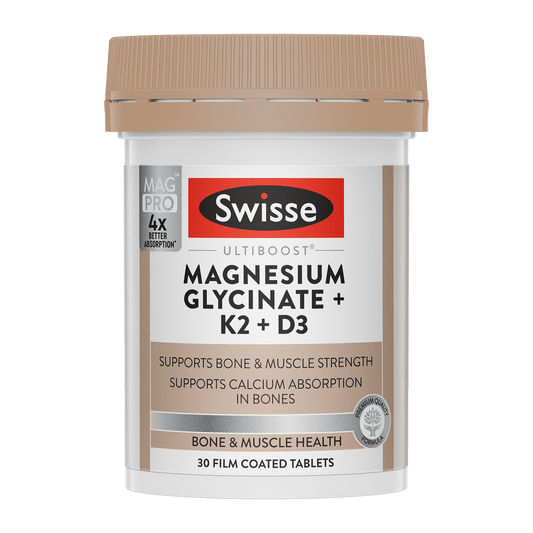 Swisse Wellness SWISSE ULTIBOOST Magnesium + Glycinate + K2 + D3