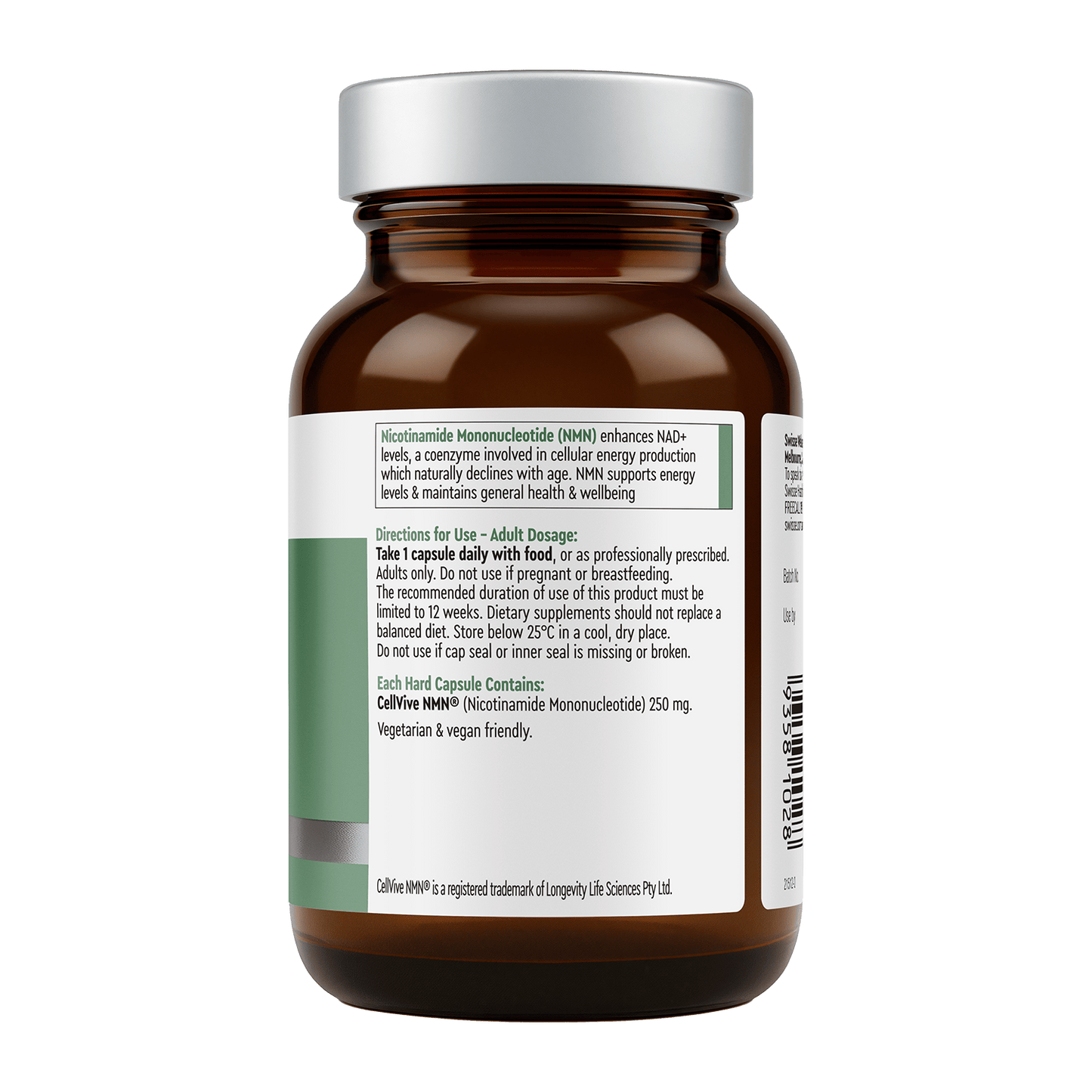 Swisse Australia SWISSE NUTRA Cellular NMN 250mg