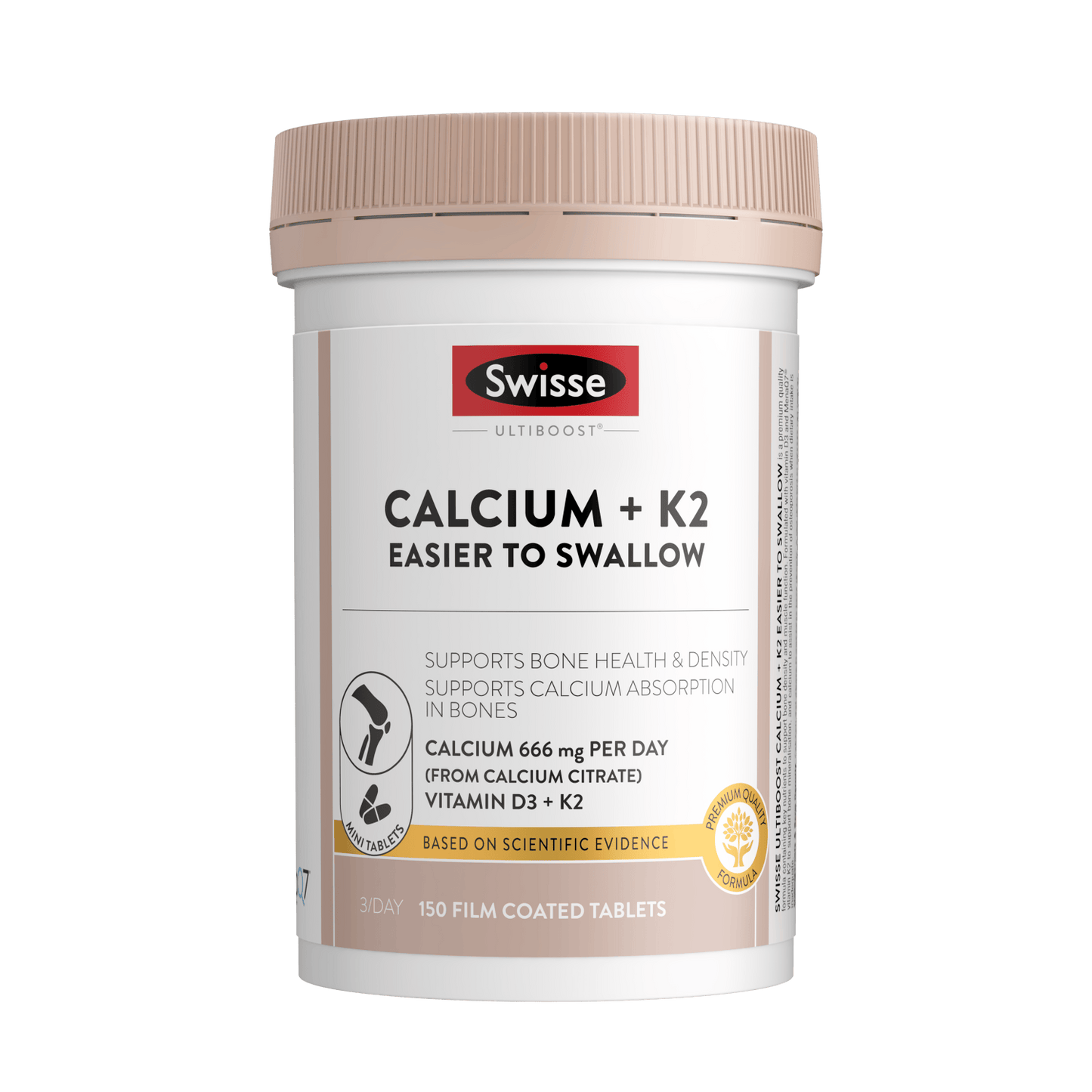 Swisse Australia SWISSE ULTIBOOST Calcium + K2 Easier To Swallow