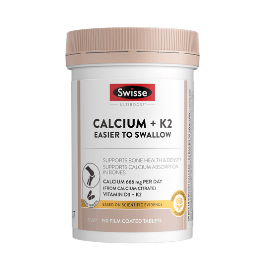 Swisse Australia SWISSE ULTIBOOST Calcium + K2 Easier To Swallow