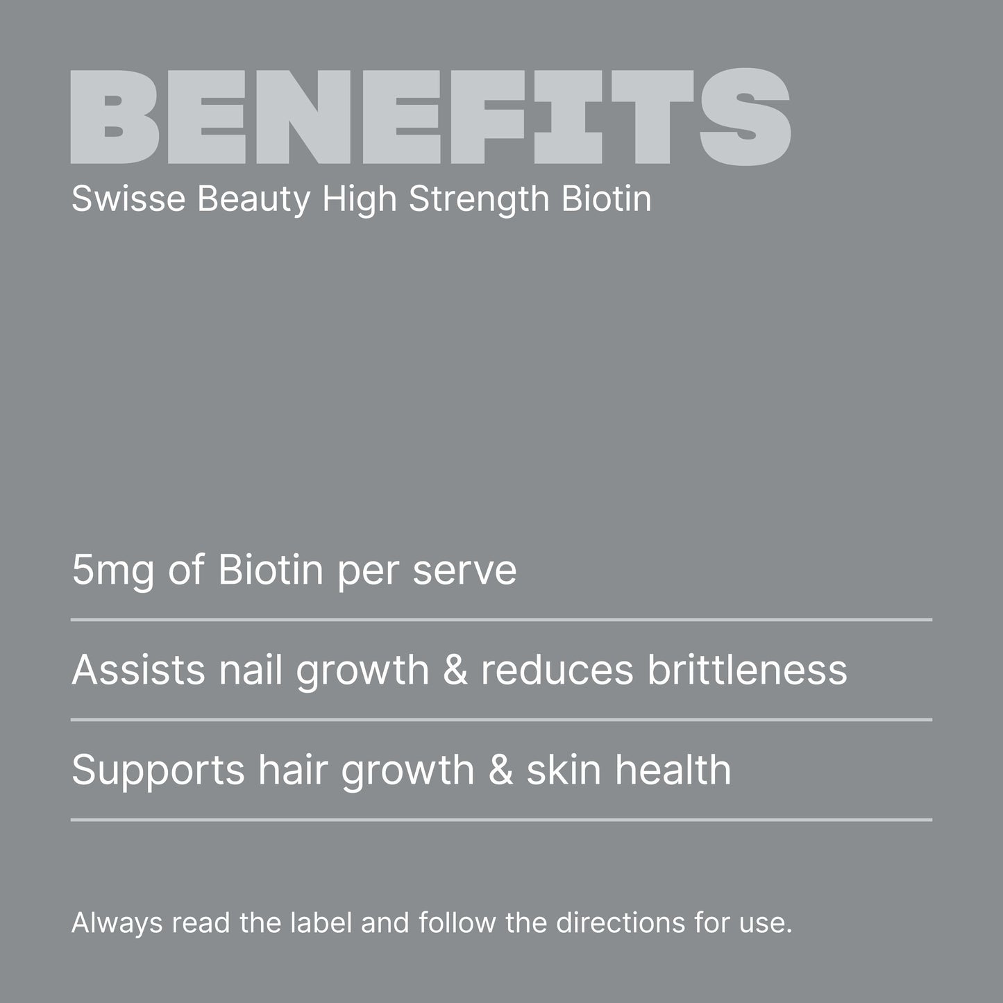 Swisse Australia SWISSE BEAUTY High Strength Biotin