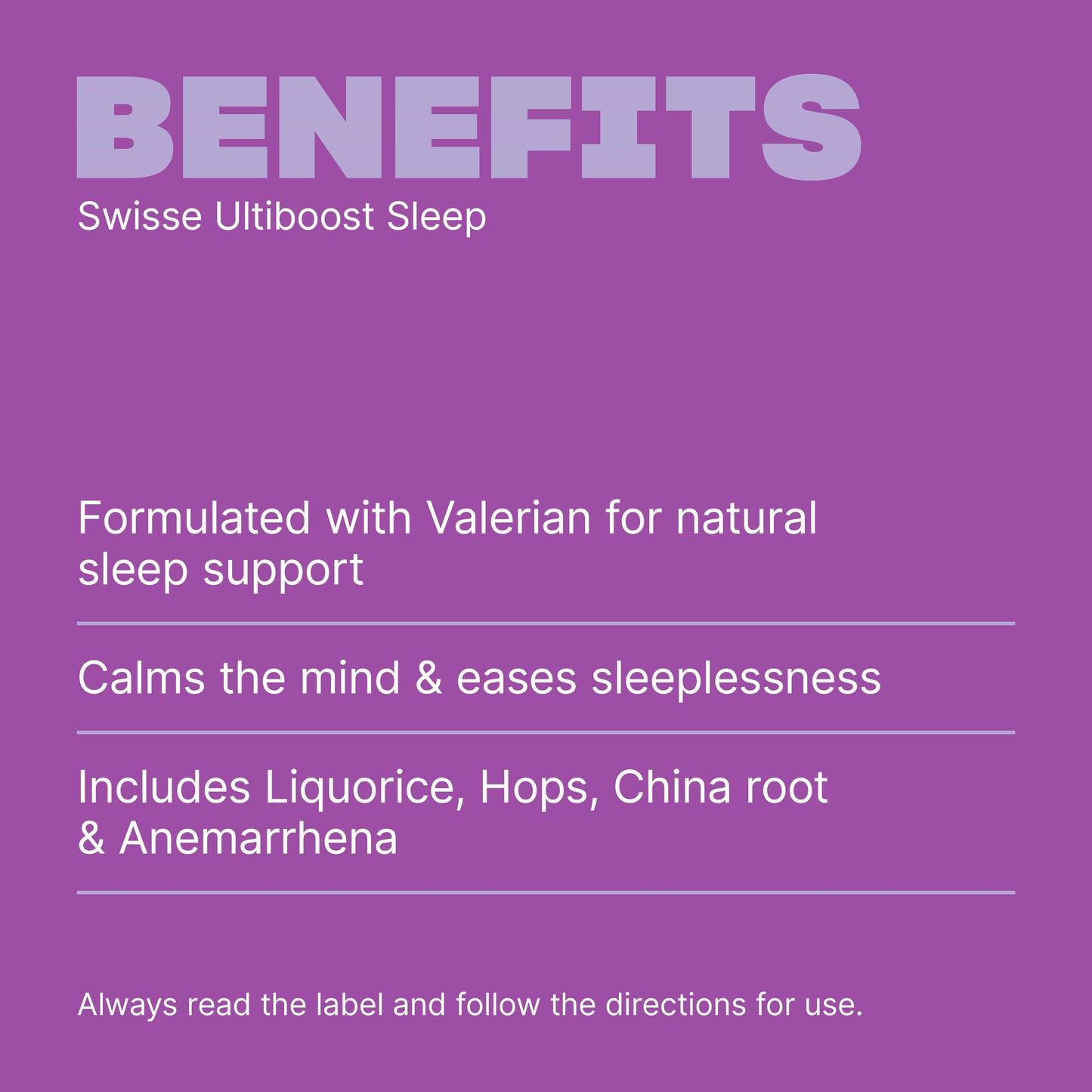 Swisse Australia SWISSE ULTIBOOST Sleep
