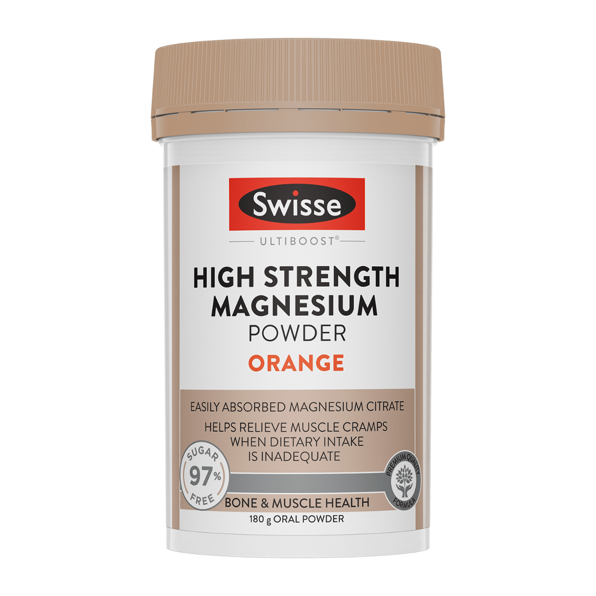 Swisse Australia SWISSE ULTIBOOST High Strength Magnesium Powder Orange