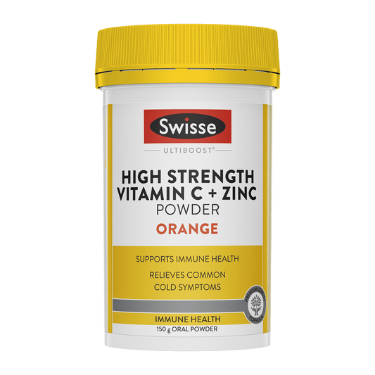 Swisse Australia SWISSE ULTIBOOST High Strength Vitamin C + Zinc Powder Orange