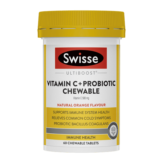 Swisse Australia SWISSE ULTIBOOST Vitamin C + Probiotic Chewable