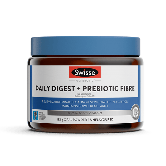 Swisse Australia SWISSE ULTIBIOTICS Daily Digest + Prebiotic Fibre Powder
