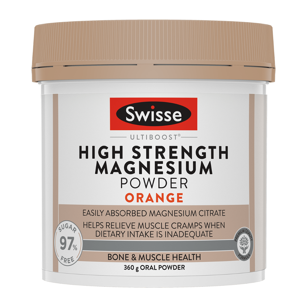 Swisse Australia SWISSE ULTIBOOST High Strength Magnesium Powder Orange