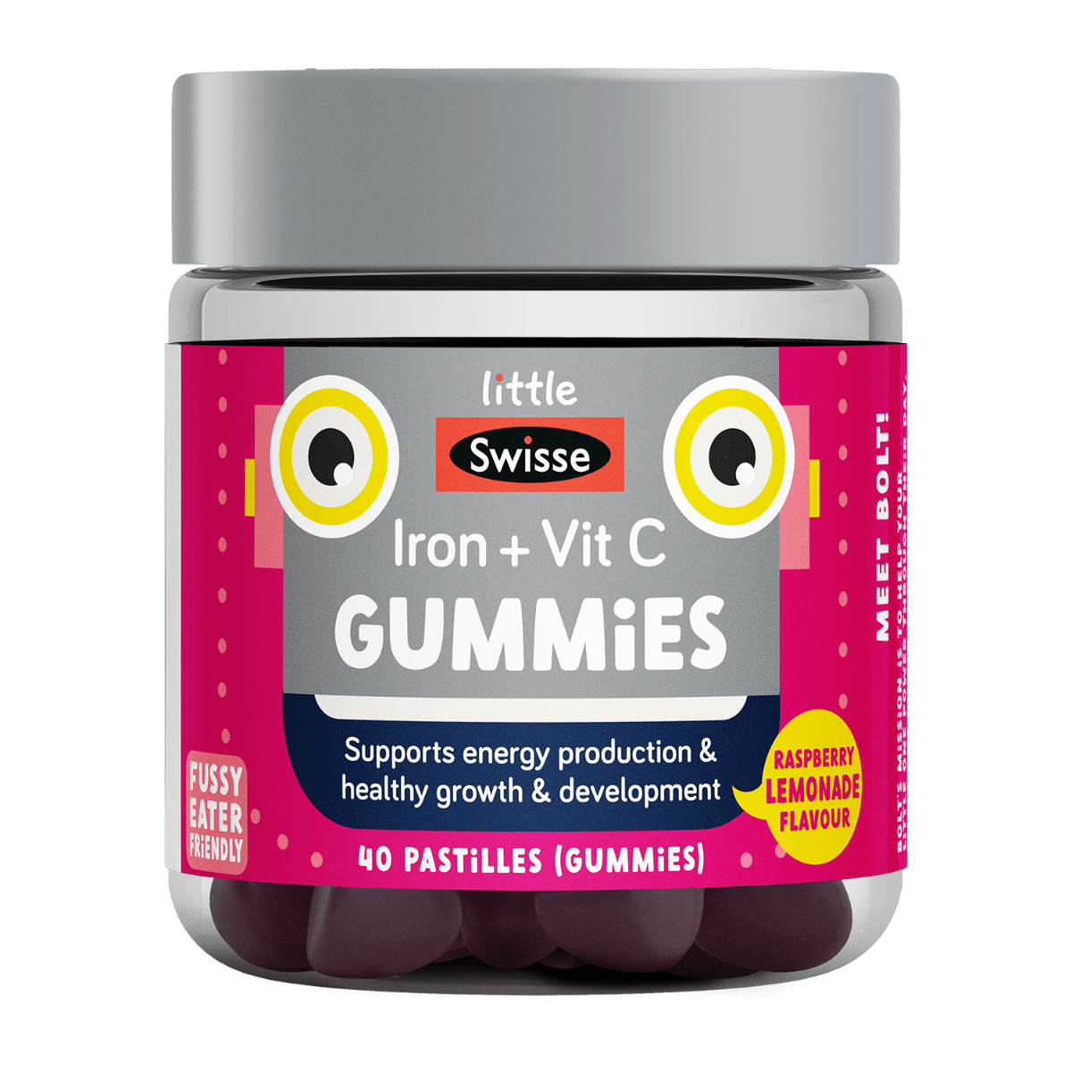 Swisse Australia LITTLE SWISSE Iron + Vit C Gummies