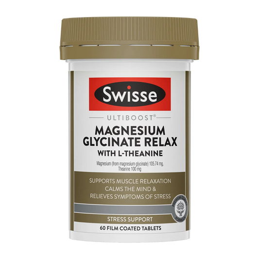 Swisse Australia SWISSE ULTIBOOST Magnesium Glycinate Relax with L-Theanine