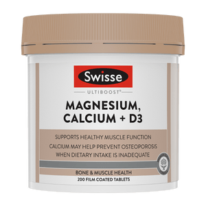 Swisse Australia SWISSE ULTIBOOST Magnesium, Calcium + D3