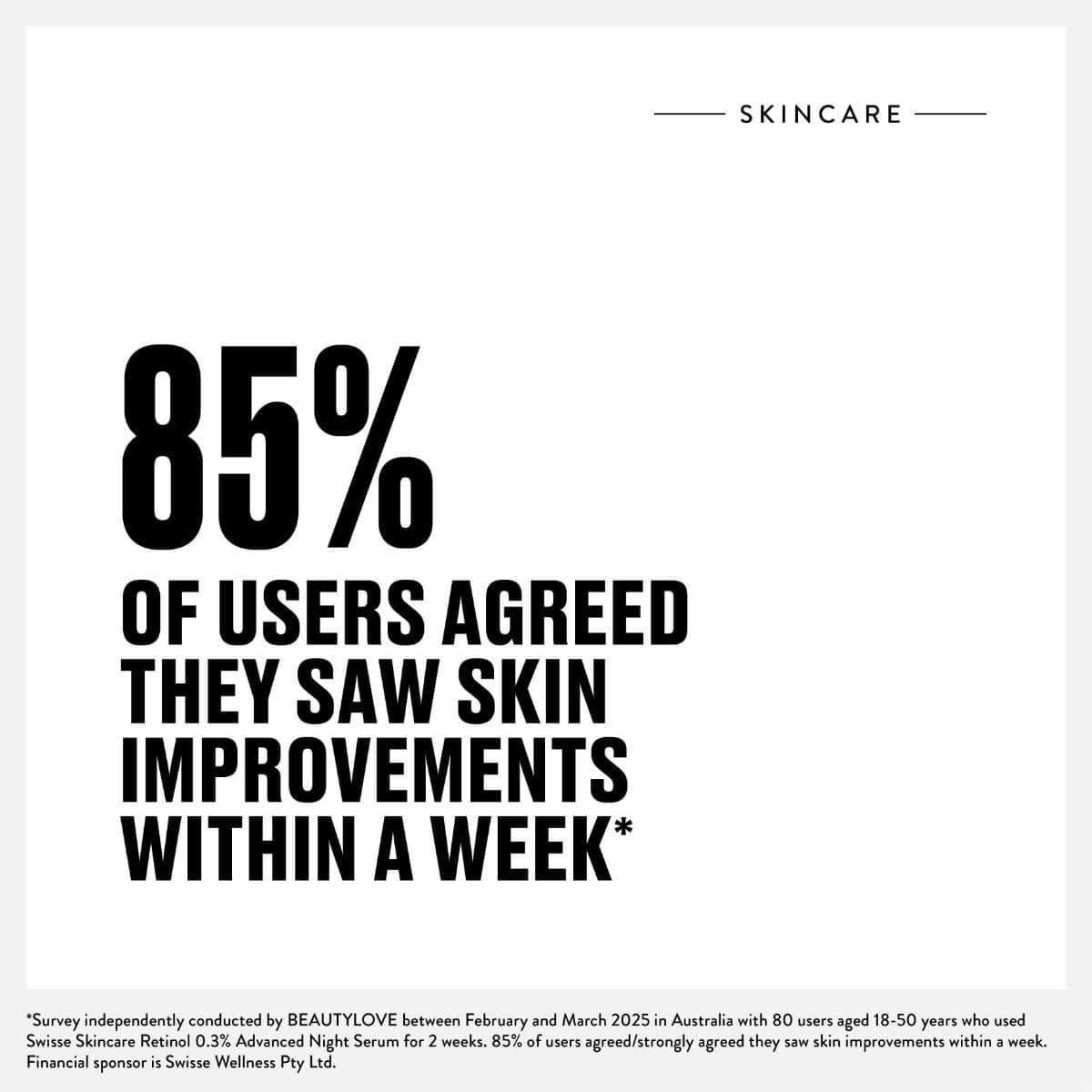 Swisse Australia SWISSE SKINCARE Retinol 0.3% Advanced Night Serum