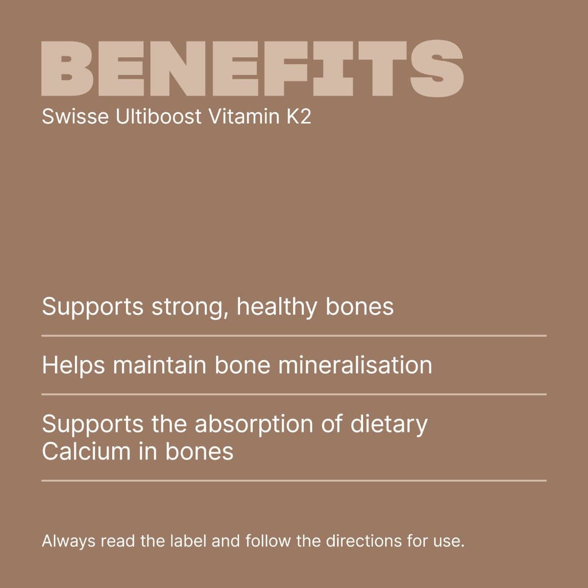 Swisse Australia SWISSE ULTIBOOST Vitamin K2