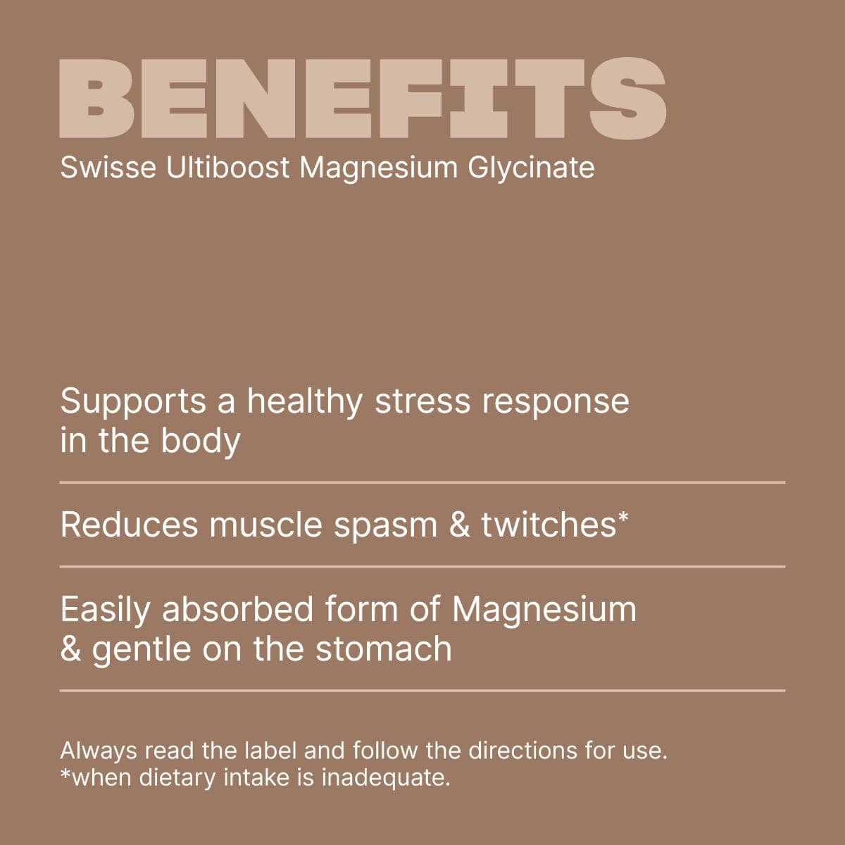 Swisse Australia SWISSE ULTIBOOST Magnesium Glycinate