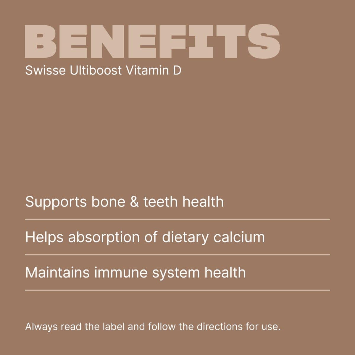 Swisse Australia SWISSE ULTIBOOST Vitamin D