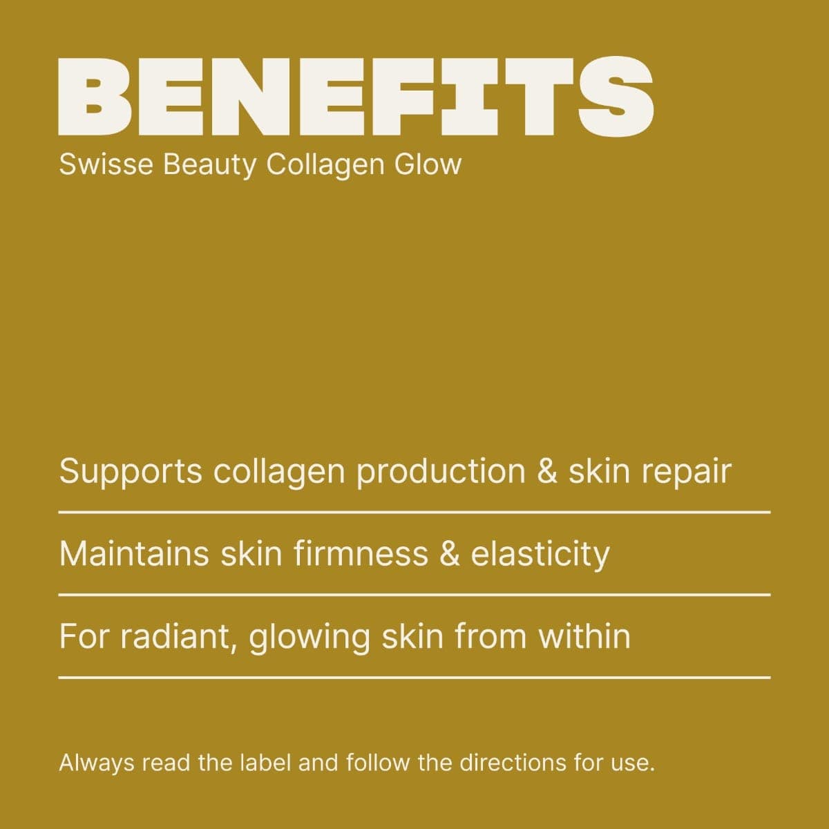 Swisse Australia SWISSE BEAUTY Collagen Glow With Collagen Peptides