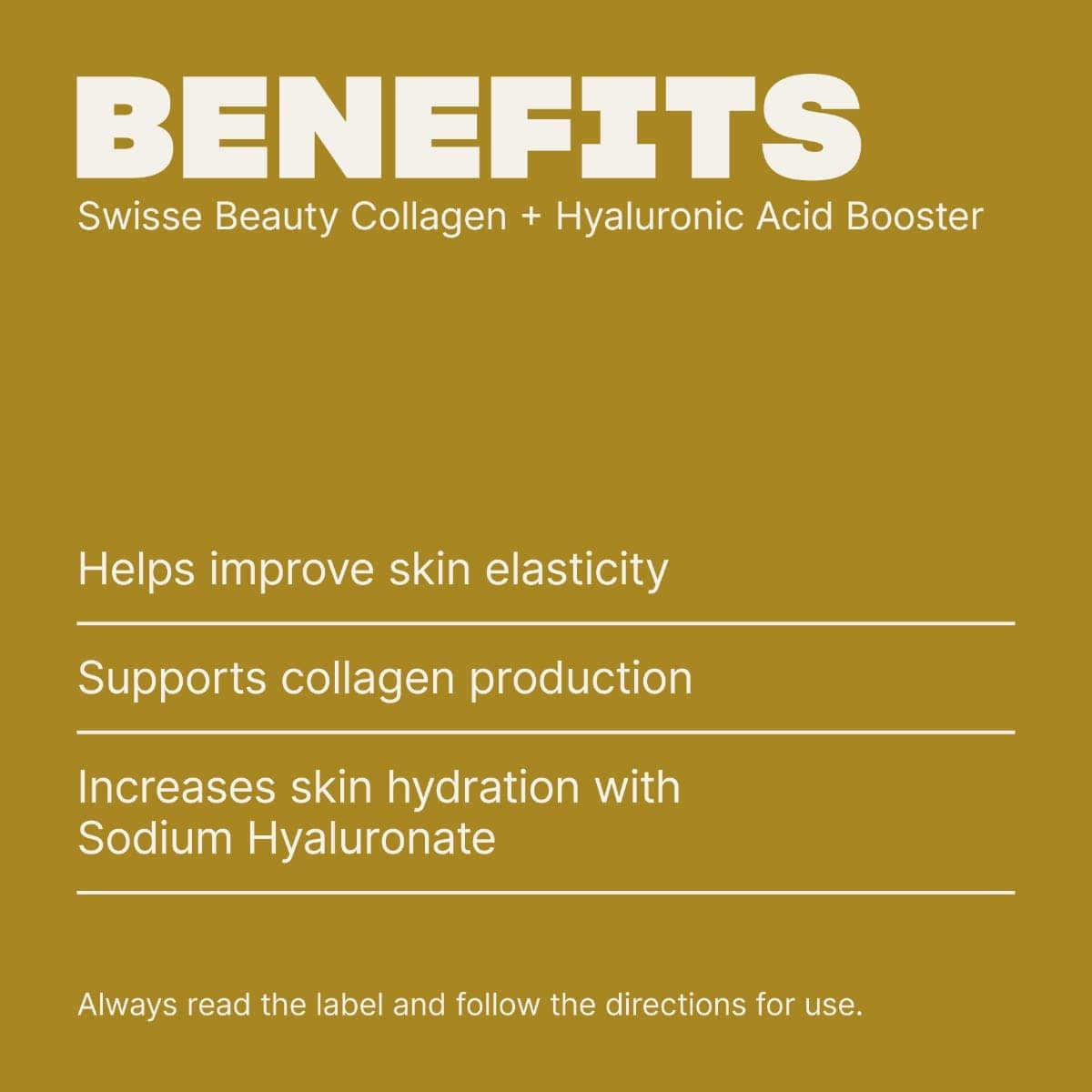 Swisse Australia SWISSE BEAUTY Collagen + Hyaluronic Acid Booster