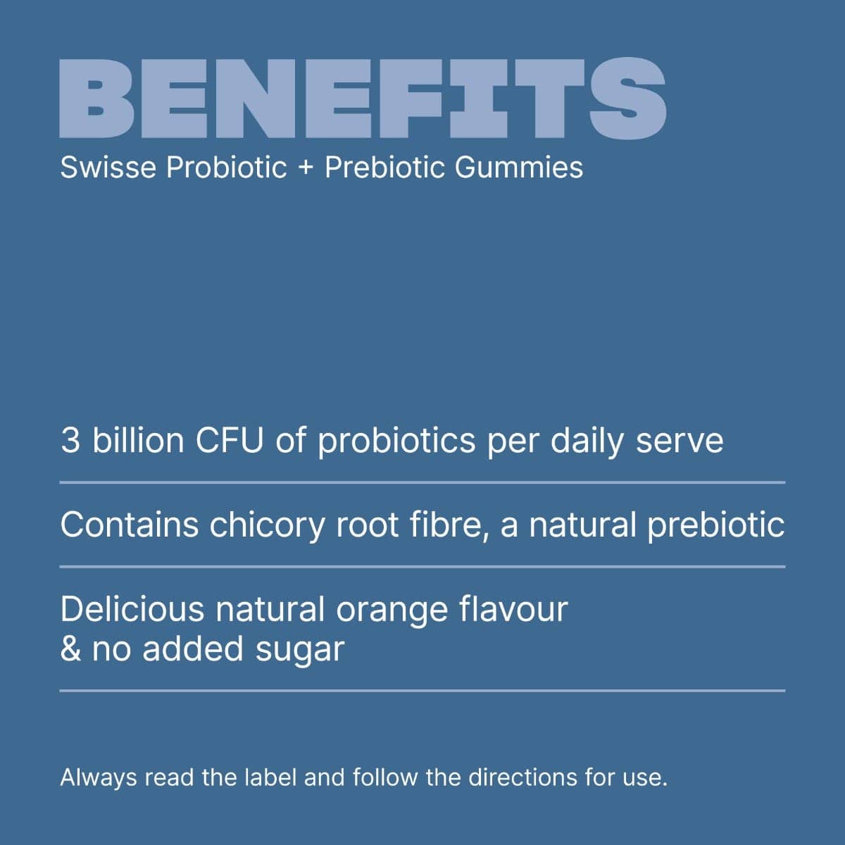 Swisse Australia SWISSE Probiotic + Prebiotic Gummies