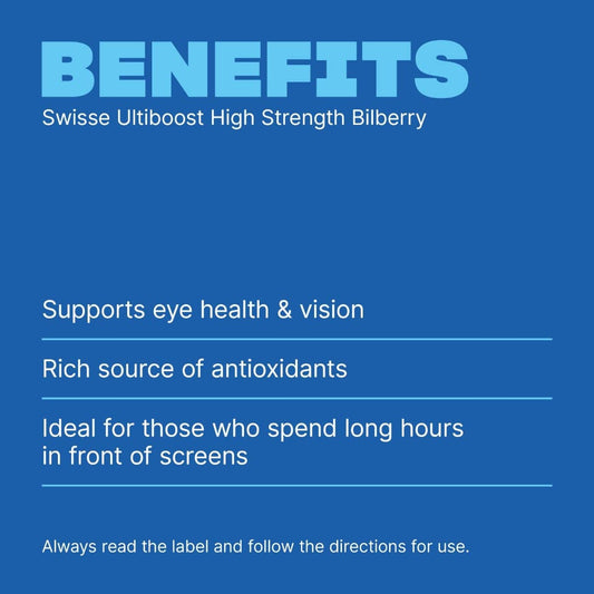 Swisse Australia SWISSE ULTIBOOST High Strength Bilberry