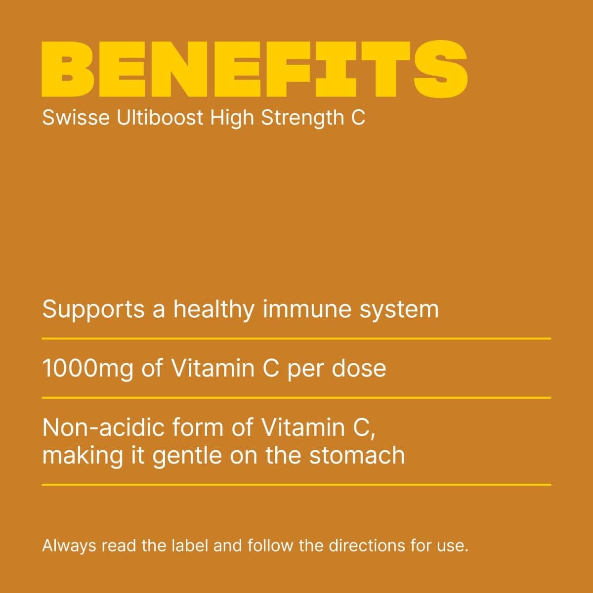 Swisse Australia SWISSE ULTIBOOST High Strength C