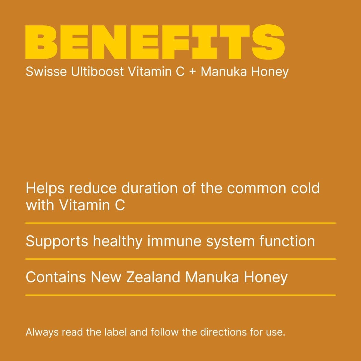 Swisse Australia SWISSE ULTIBOOST Vitamin C + Manuka Honey