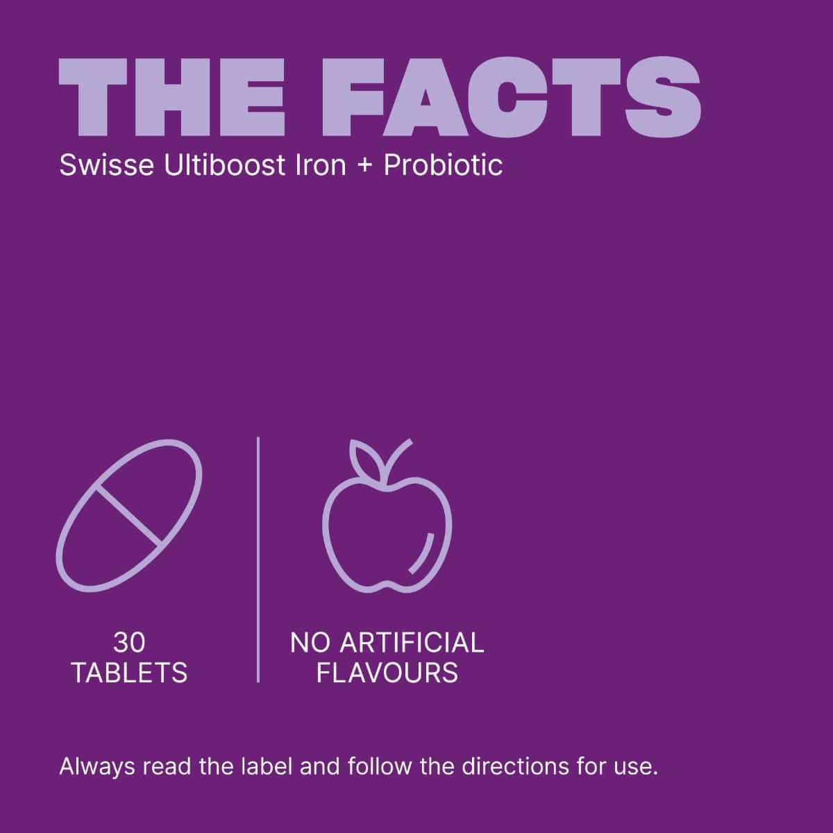 Swisse Australia SWISSE ULTIBOOST Iron + Probiotic