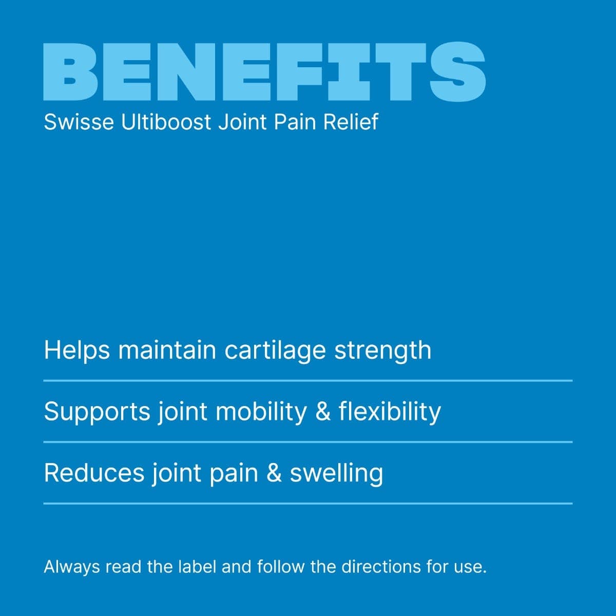 Swisse Australia SWISSE ULTIBOOST Joint Pain Relief