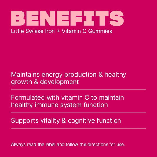 Swisse Australia LITTLE SWISSE Iron + Vit C Gummies