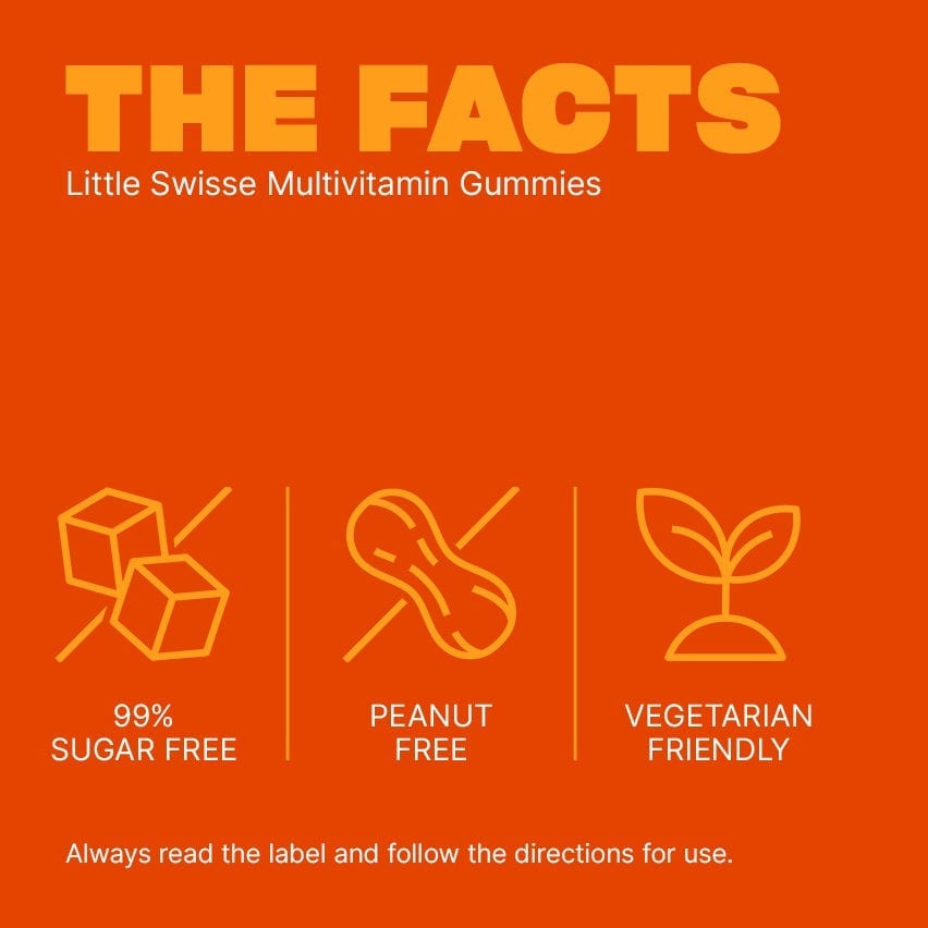Swisse Australia LITTLE SWISSE Multivitamin Gummies
