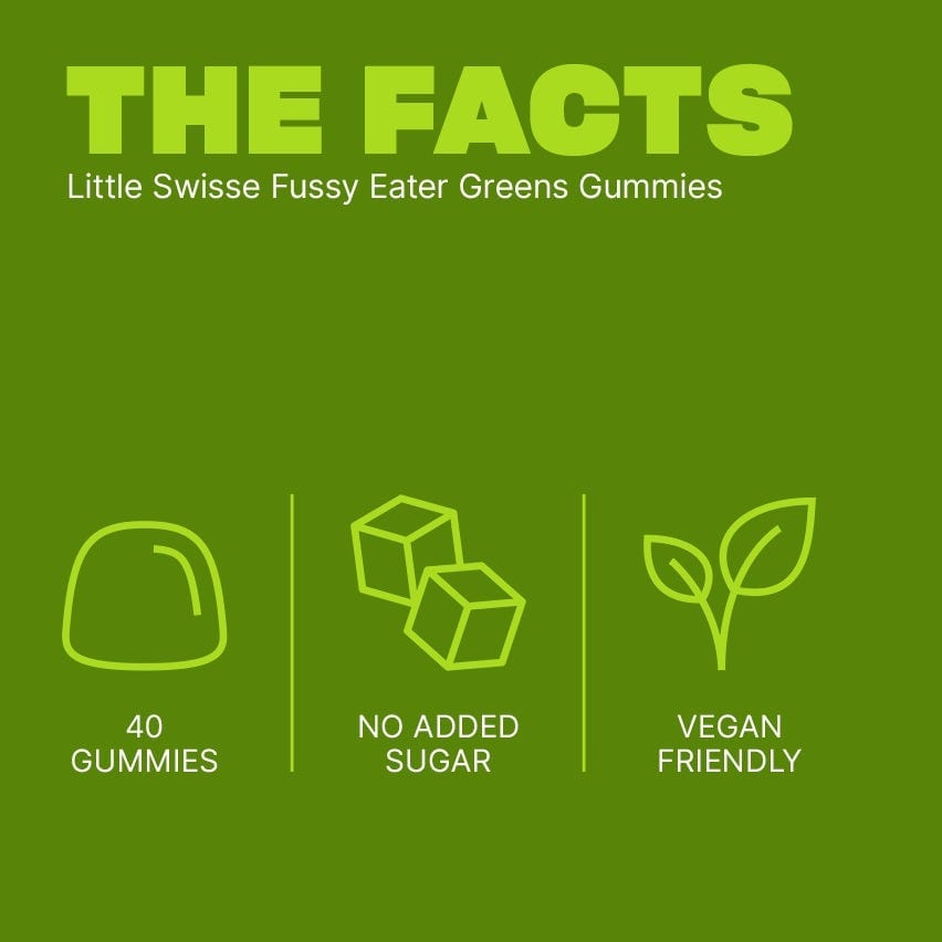 Swisse Australia LITTLE SWISSE Fussy Eater Greens Gummies