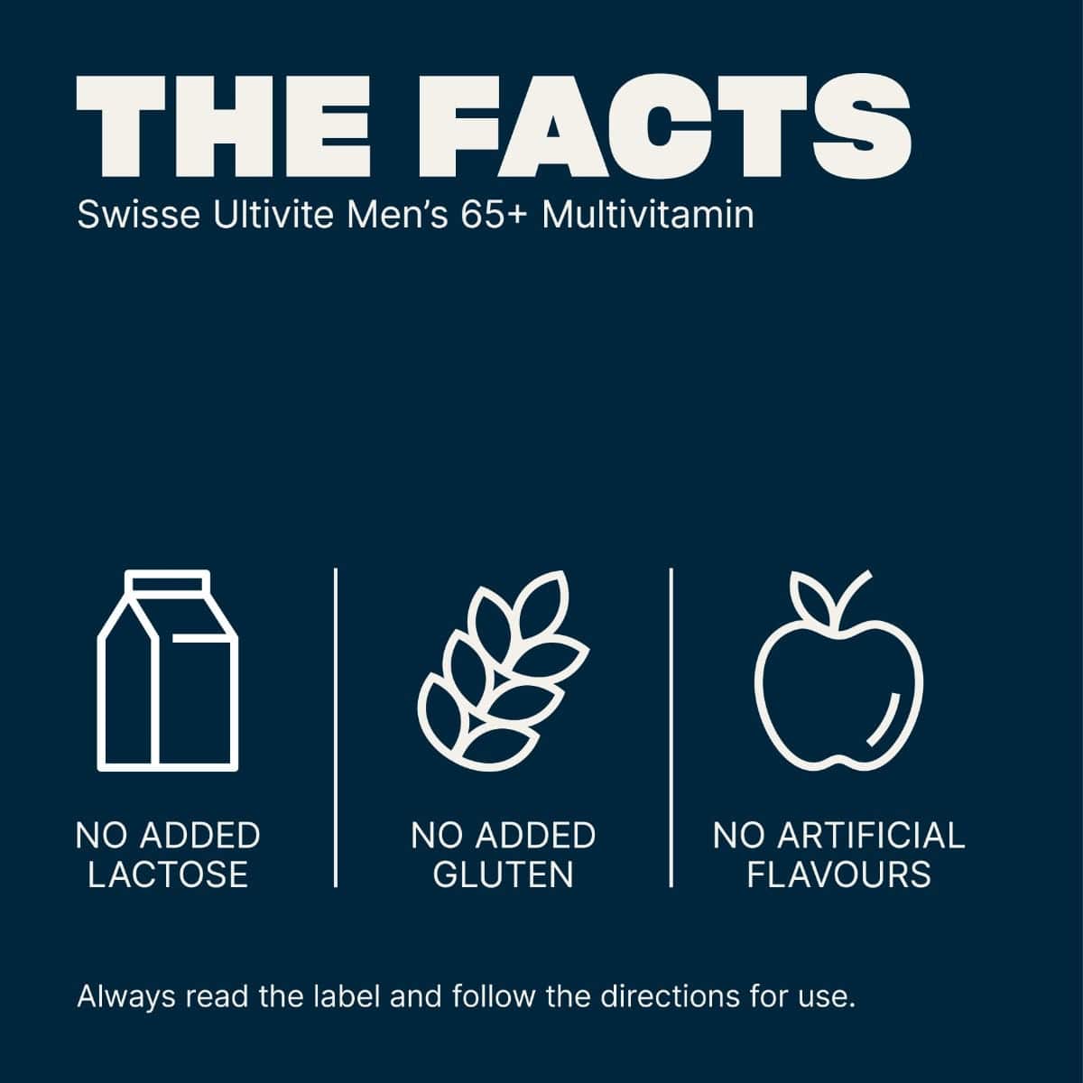 Swisse Australia SWISSE ULTIVITE Men's Ultivite 65+ Multivitamin