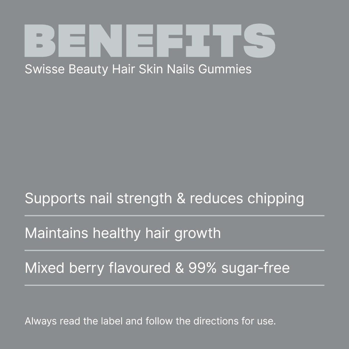Swisse Australia SWISSE BEAUTY Hair Skin Nails Gummies