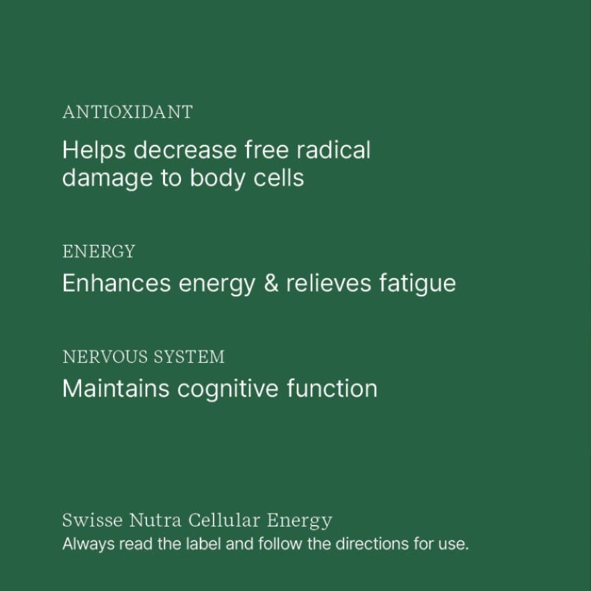 Swisse Australia SWISSE NUTRA Cellular Energy