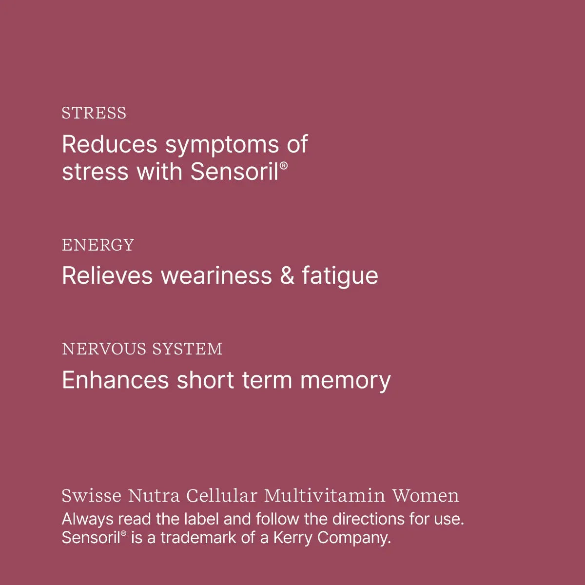 Swisse Australia SWISSE NUTRA Cellular Multivitamin Women
